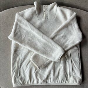 allbirds fluff collection snap fleece pullover